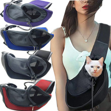猫咪背包便携式斜挎狗狗包泰迪小型犬猫外出旅行包宠物包单肩挎包