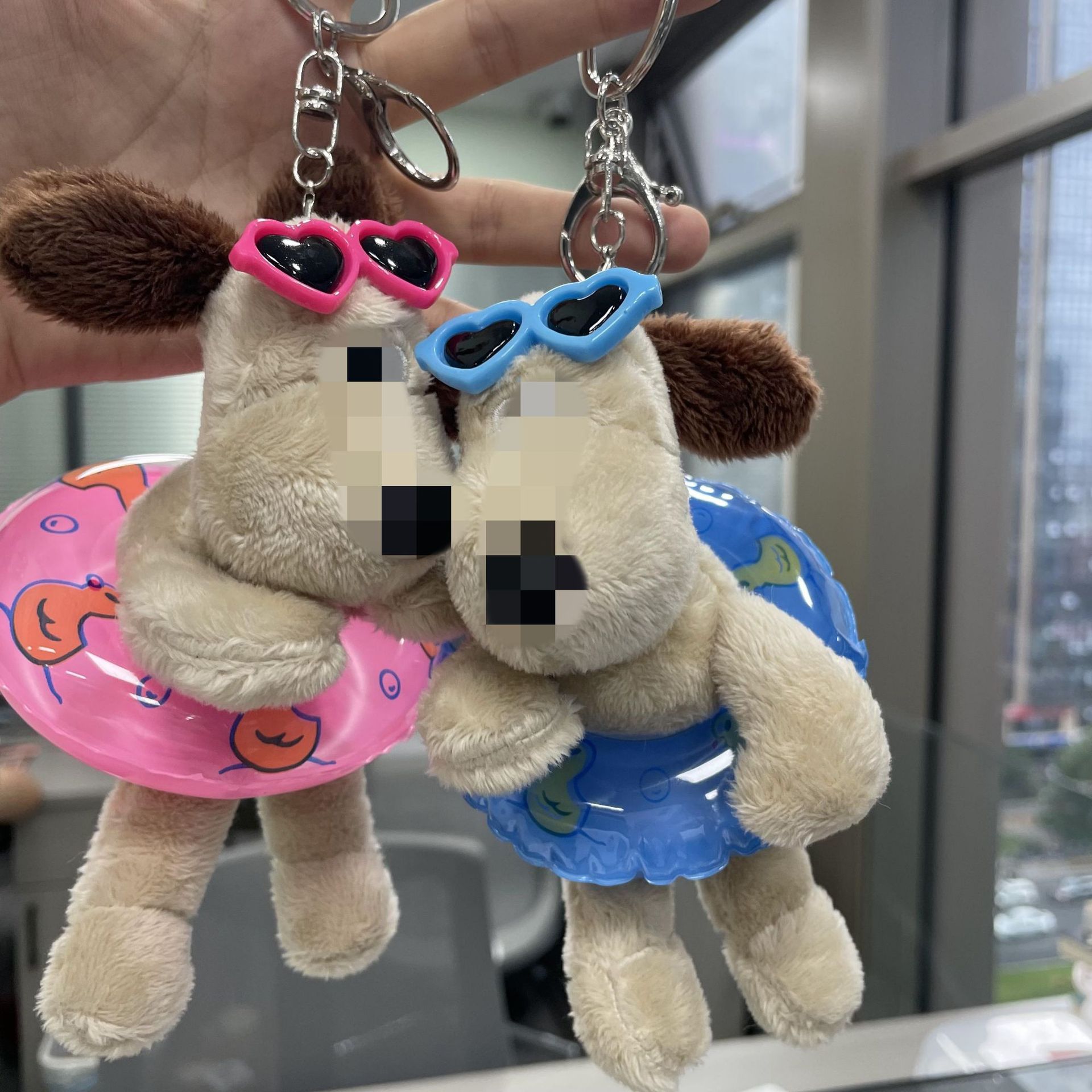 小红书同款网红掌门狗挂件钥匙扣挂饰手机挂绳可爱毛绒玩偶玩具