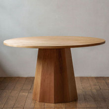 北欧黑胡桃木日式实木圆形餐桌现代简约樱桃木家用小户型吃饭餐桌