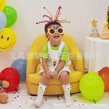 韩国ins风同款卷卷搞怪弹簧儿童发箍生日聚会派对头饰拍照道具
