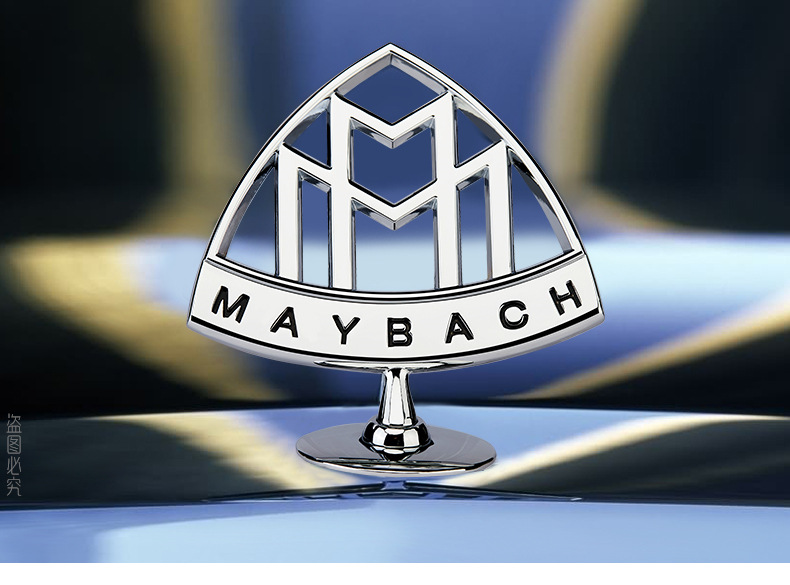 适用于迈巴赫的车标s级迈巴赫改装立标 s400立标s600车头引擎盖标