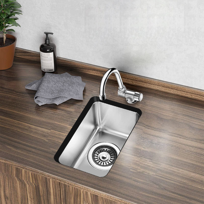 304不锈钢冲压水池吧台单槽小水槽洗菜盆 沥水 洗手盆小户型