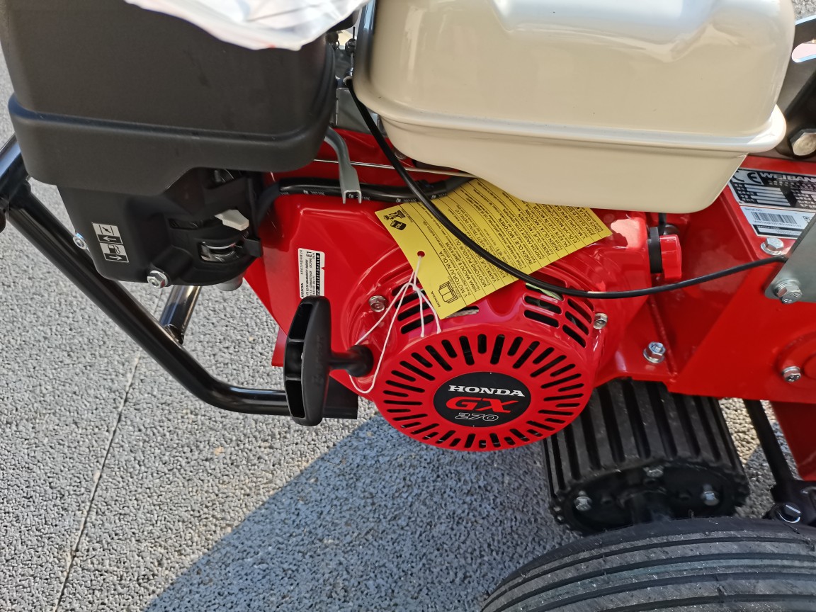 维邦409h309h起草皮机汽油9马力皮带传动