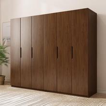 实木衣柜卧室家用橡木北欧简约储物收纳柜子小户型中式全实木衣橱