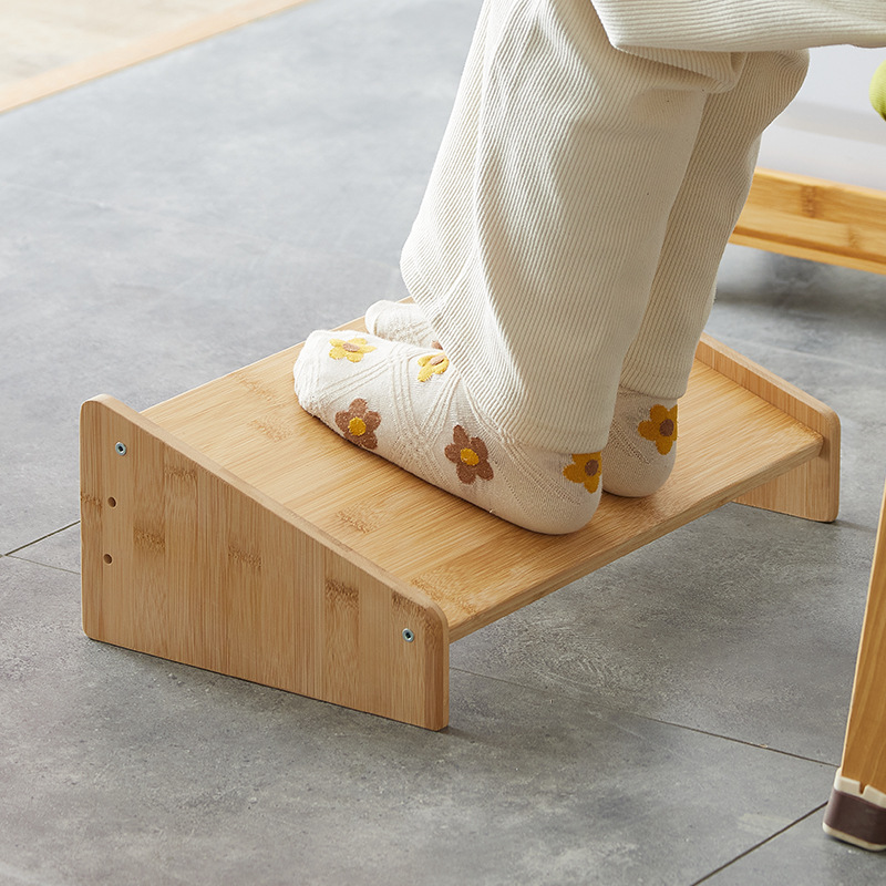 办公室踩脚凳桌下搁脚凳子垫脚凳可调节高度沙发脚踏神器一件代发