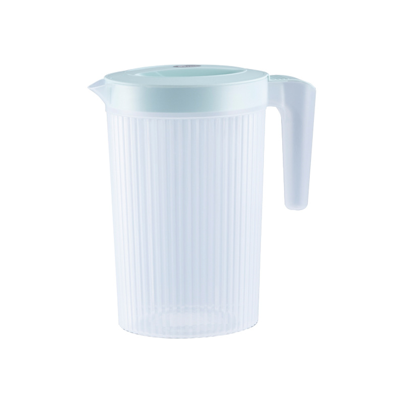 W50 Large Capacity Striped Household Cold Water Pot High Temperature Resistant Cool Boiled Water Jug Simple Juice Jug