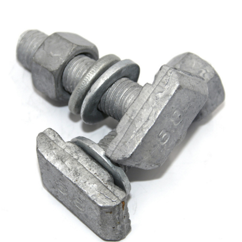 哈芬槽螺栓 供应热镀锌带齿t型螺丝 管廊托臂t型螺丝 带齿槽道栓