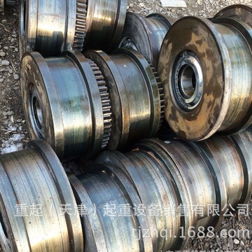 行车起重机行车行走车轮组 5t车轮及车轮齿圈 轨道门式起重机配件