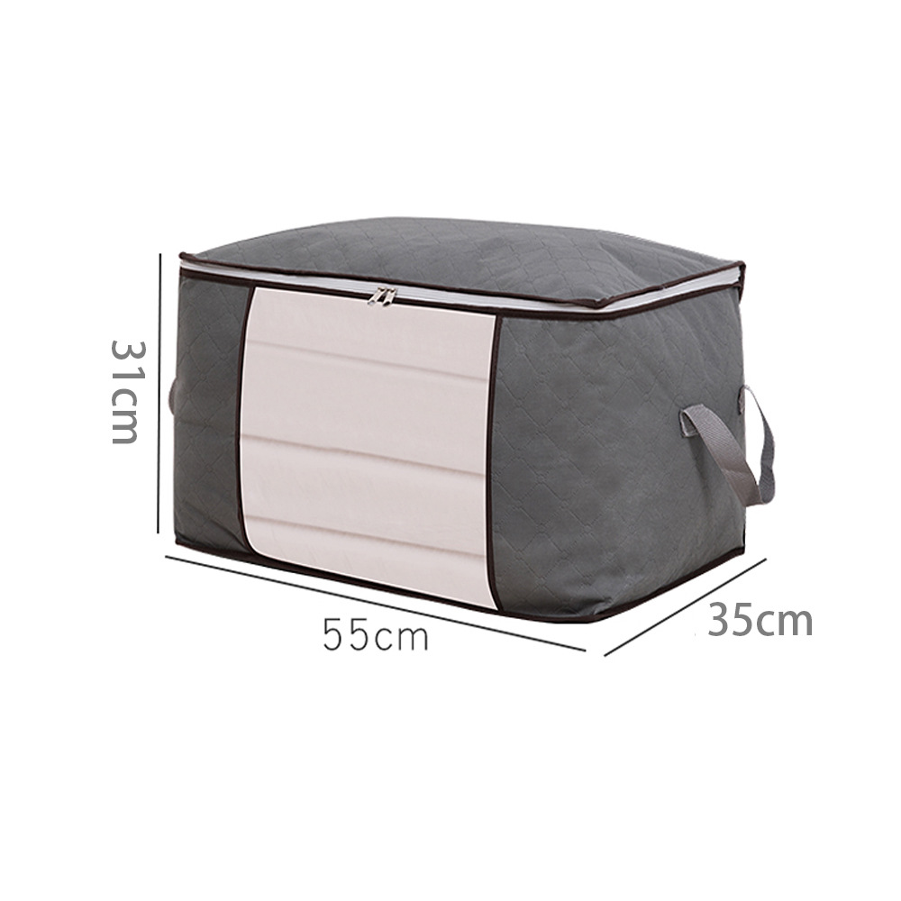 Cross-Border Non-Woven Bag Buggy Bag New Material Quilt Bed with Wardrobe Bottom Quilt Bag Quilt Clothes Case Buggy Bag Wholesale