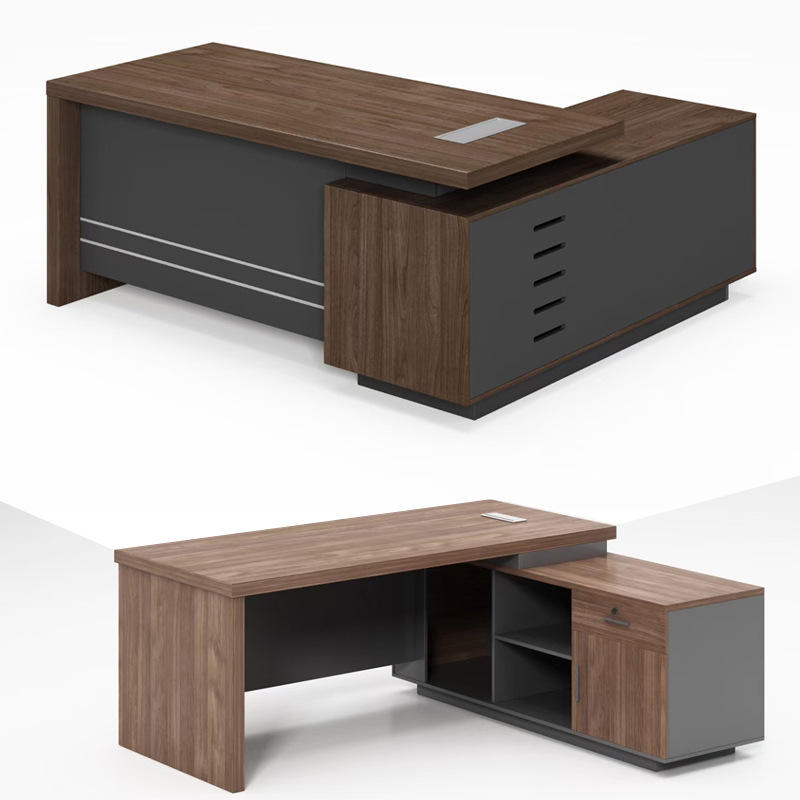 老板桌大班台办公桌椅组合简约现代总裁桌单人主管经理桌办公家具