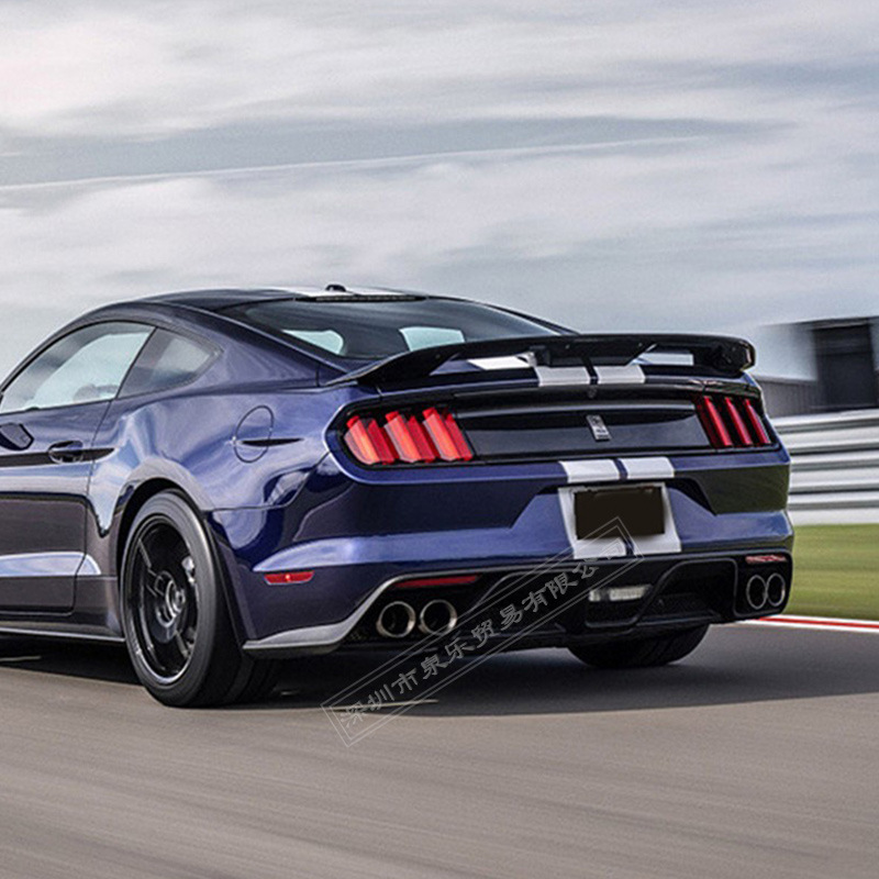 适用福特野马尾翼改装mustang15-22款中美规gt500碳纤18 19 20款