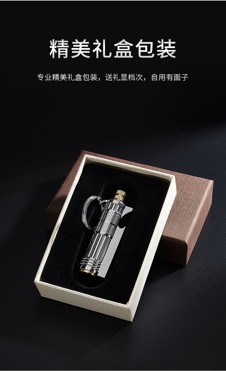 新款火柴打火机煤油防风户外便携创意奇特开瓶器腰挂钥匙扣打火机