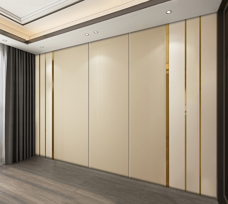 轻奢硬包背景墙沙发客厅卧室床头皮革电视酒店现代简约护墙板