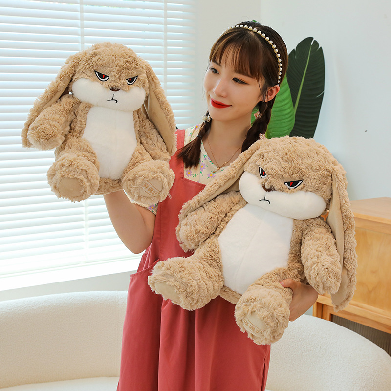 Lost Rabbit Doll Plush Toy Girl's Doll Birthday Gift Long Hair Doll