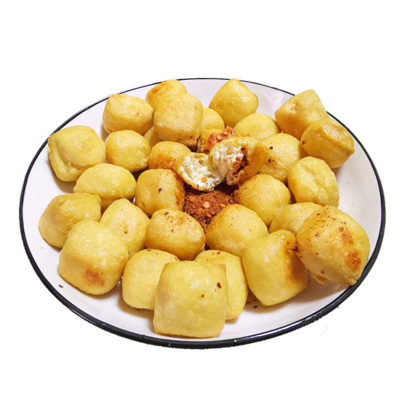 包浆豆腐云南建水臭豆腐生胚爆浆石屏烧烤小豆腐长毛商用送蘸料