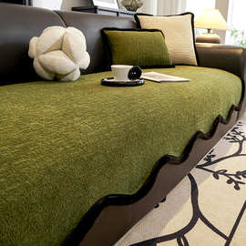 小红书网红款沙发垫轻奢复古防滑坐垫真皮实木客体组合坐垫沙发套