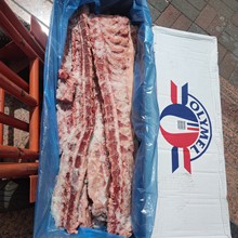 加拿大129厂  冷冻猪背骨 猪脊骨 猪龙骨 20公斤