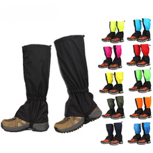 户外登山防雪鞋套男女雪套防水透气加绒保暖防护腿套防滑沙漠脚套
