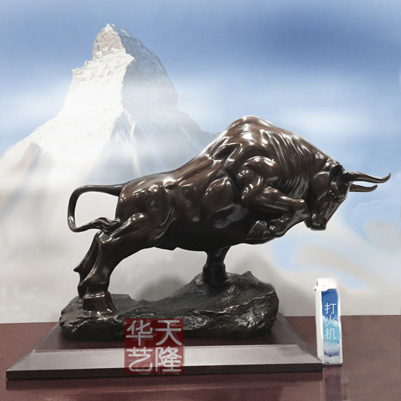 拓荒牛 k拓牛 进取牛 铜牛摆件 上市礼品摆件 铜牛雕塑 铜牛摆件