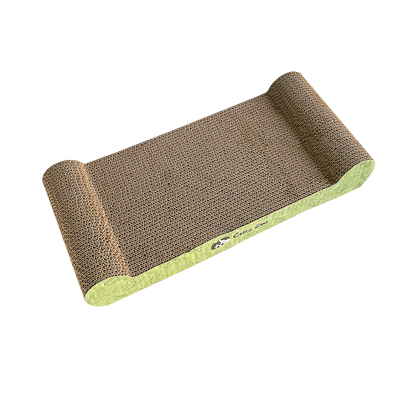 Large Cat Scratch Board Bone Cat's Paw Nest Integrated Non-Chip Wear-Resistant Corrugated Paper Protective Sofa Cat's Paw Scratching Board