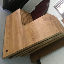 木板转角桌面板原木大板l型电脑桌台面板实木板老榆木板桌板