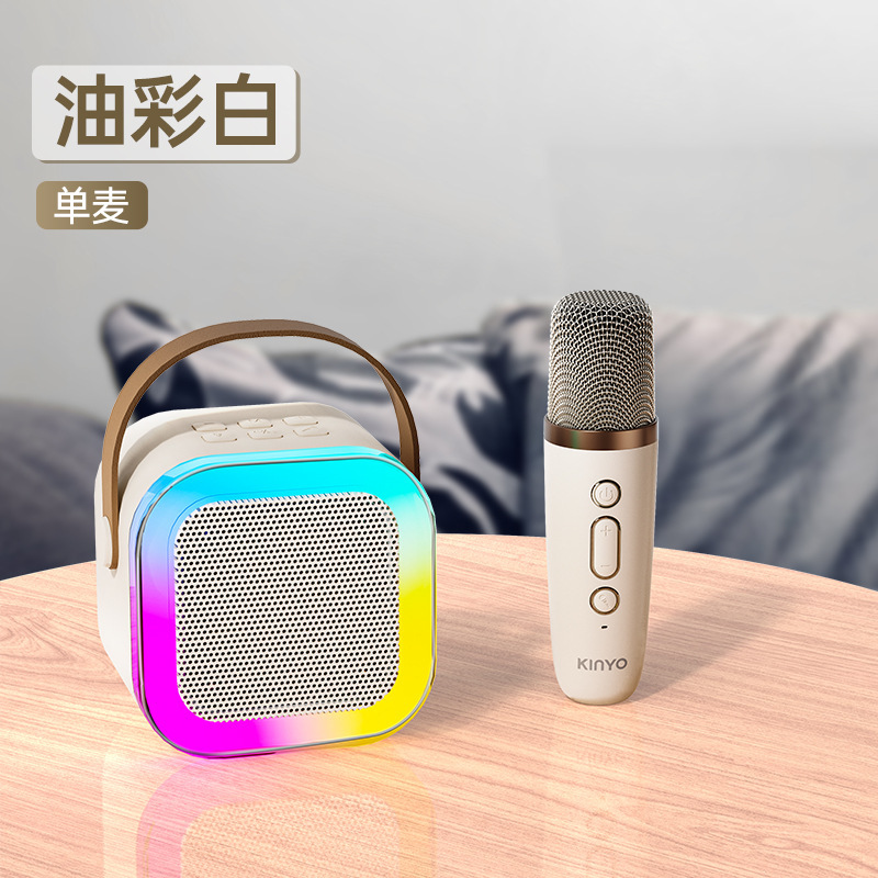 Jinyun K12 Microphone Audio Integrated Microphone Home Wireless Bluetooth Universal Karaoke Children's Small Family KTV