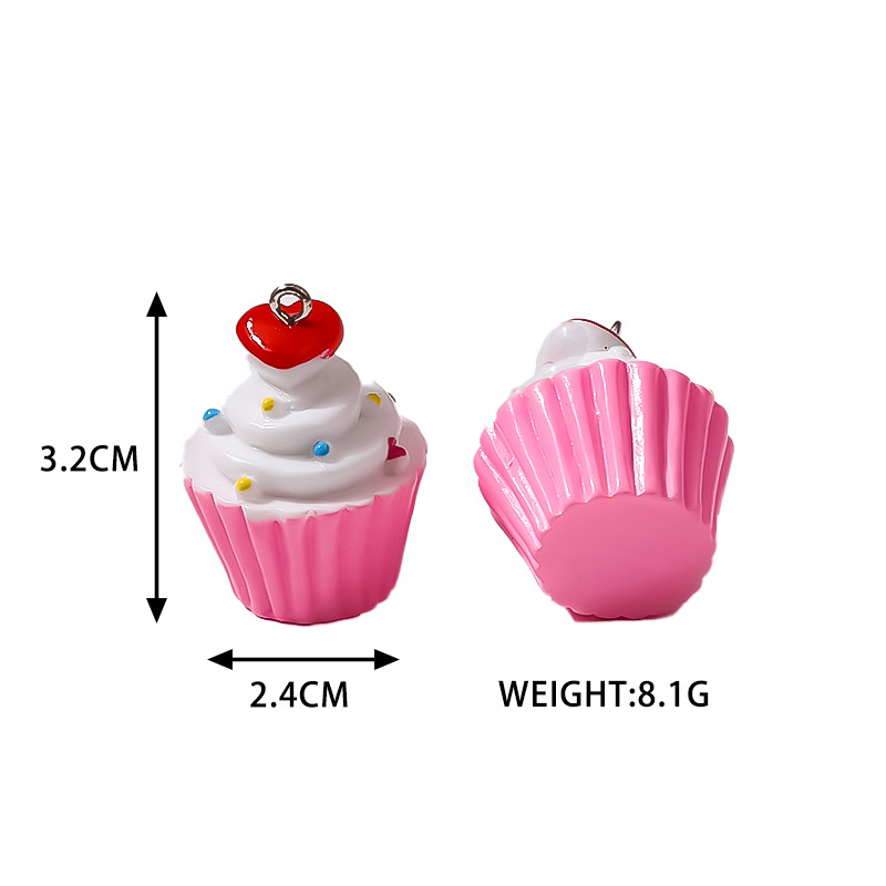 New Resin Accessories Candy Color Three-Dimensional Cake Candy Toy Series DIY Ornament Cream Small Cake Factory Wholesale