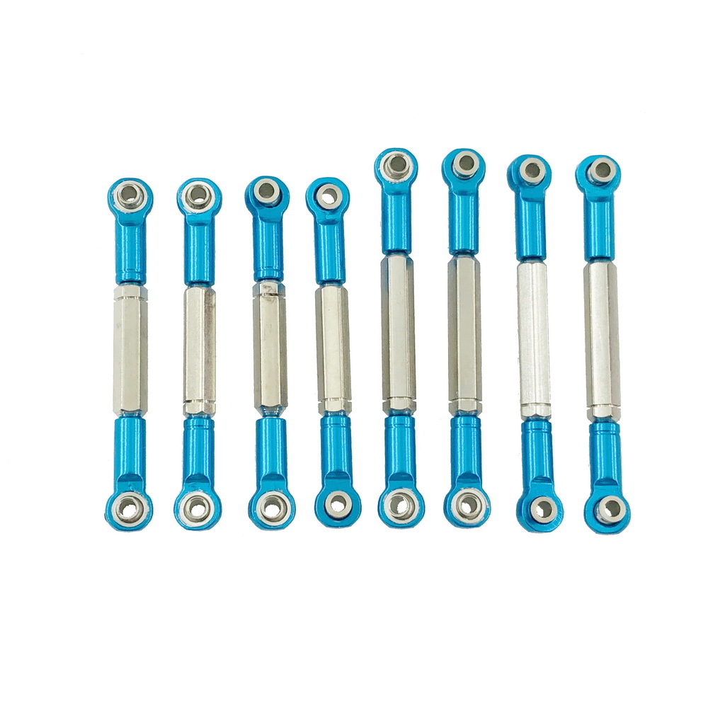 顽皮龙可调式正反牙拉杆 金属配件 wpl-16 金属拉杆 半卡军卡皮卡