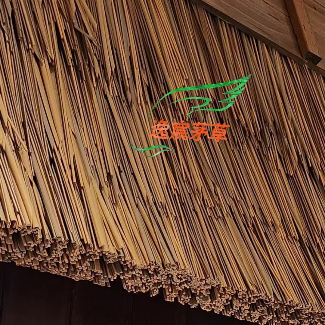 【东南亚风格】高端芦苇杆细藤双排增厚仿真茅草瓦景区农家乐稻草