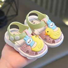 2024儿童女童凉鞋新款包头夏季宝宝婴儿防滑软底居家穿学步鞋男童