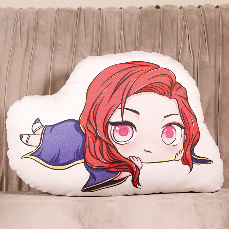 玩偶 可爱芯觉抱枕 卡通邵美音念念岳俊天椅子坐垫靠垫腰靠定制