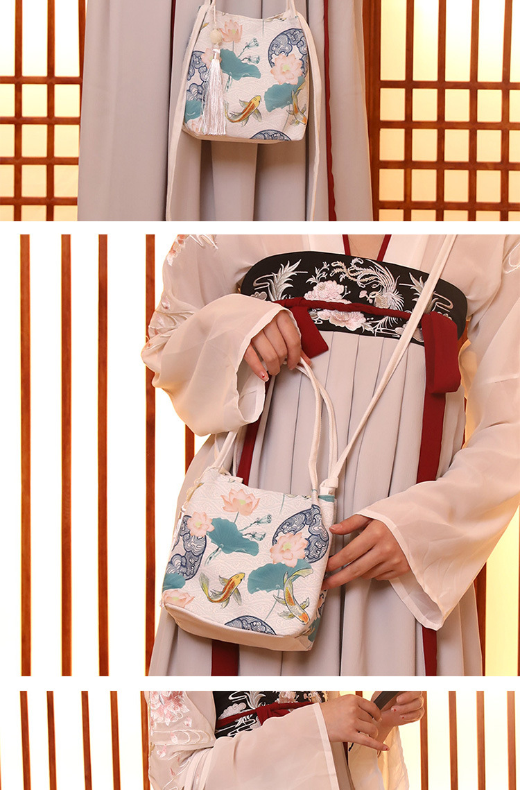 古风包包汉服小包女斜挎单肩包手提包中国风百搭文艺帆布包大容量