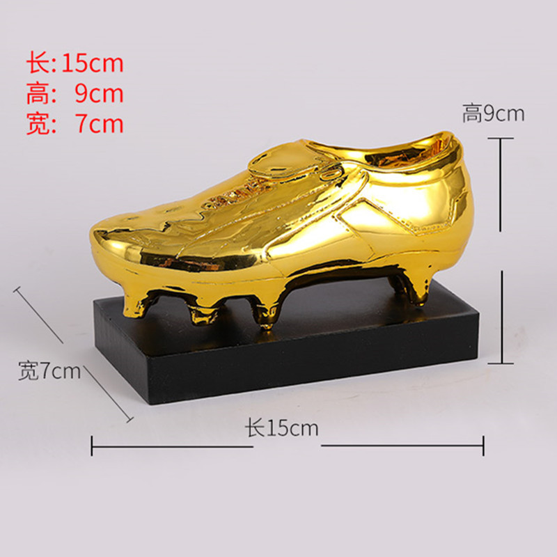 Resin Crafts Football Trophy Resin Plated World Cup Fifa World Cup Gold Gloves Golden Boot Cup Gold Award