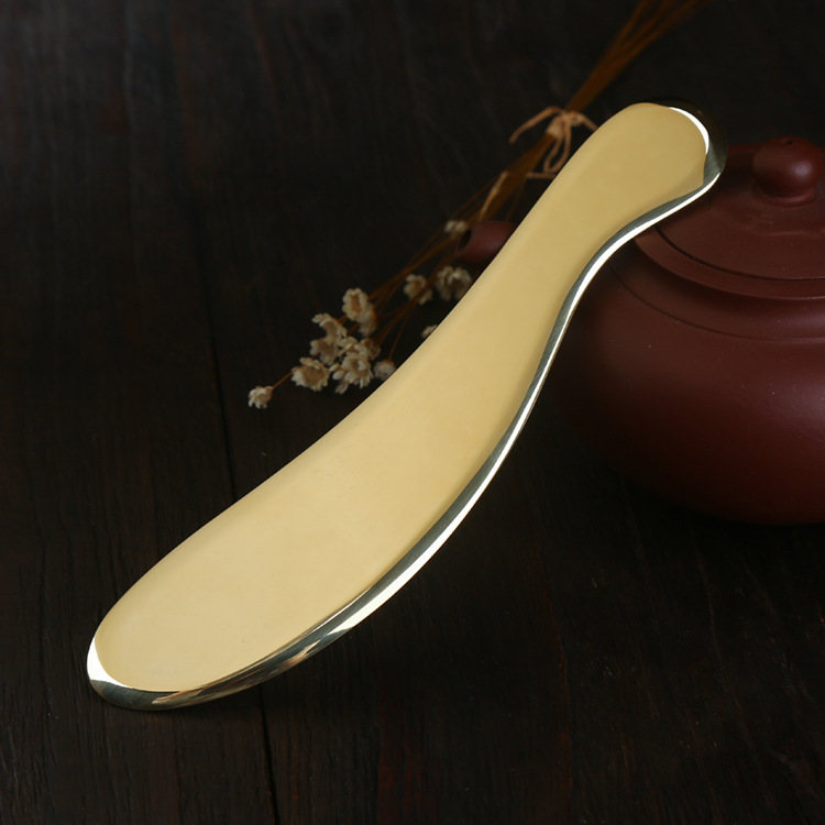 问痧堂纯黄铜刮痧板虎符砭李道政正品全身通用刮痧刀李氏砭法厂家