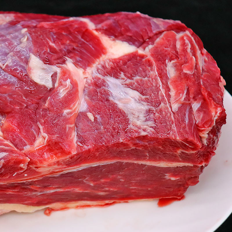 新鲜不不注水黄牛肉批发火锅烧烤食材斤牛肉类肉禽类餐饮生鲜具体