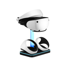PS VR2磁吸手柄双充PS VR2炫彩手柄充电底座配眼镜耳机收纳架可拆