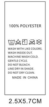 现货跨境洗水标洗水唛成份标百分涤纶95涤纶5氨纶服装洗水标-阿里巴巴