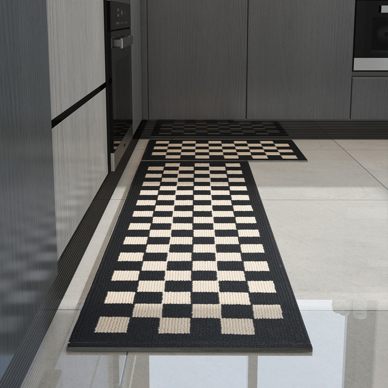 Kitchen Floor Mat Simple Absorbent Oil-Absorbing Non-Slip Household Long Full-Bed Door Cutting Mat Carpet Doormat Mat