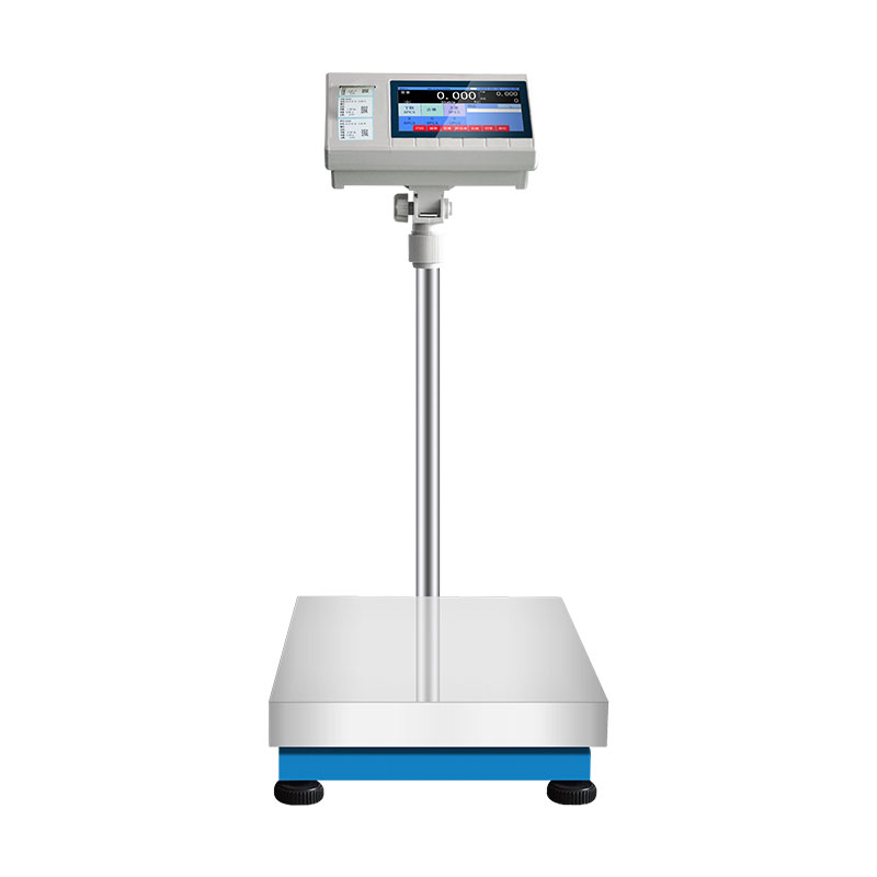 带打印电子秤工业称重打码一体机智能触屏不干胶标签条码称 图片_高清