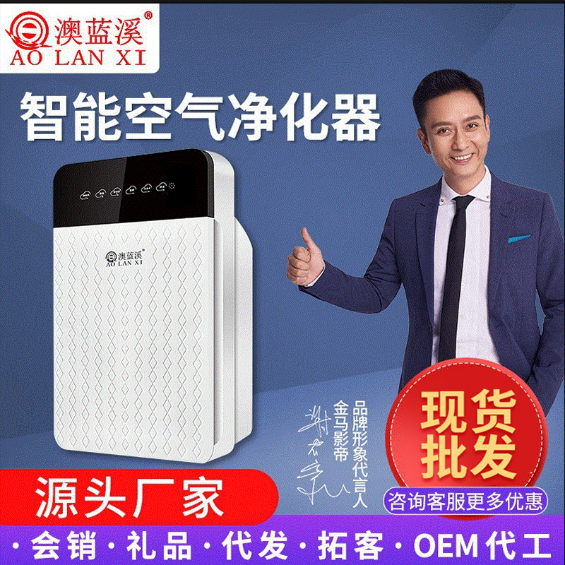 负离子室内清新机除二手烟雾霾pm25空气净化器家用会销礼品批发
