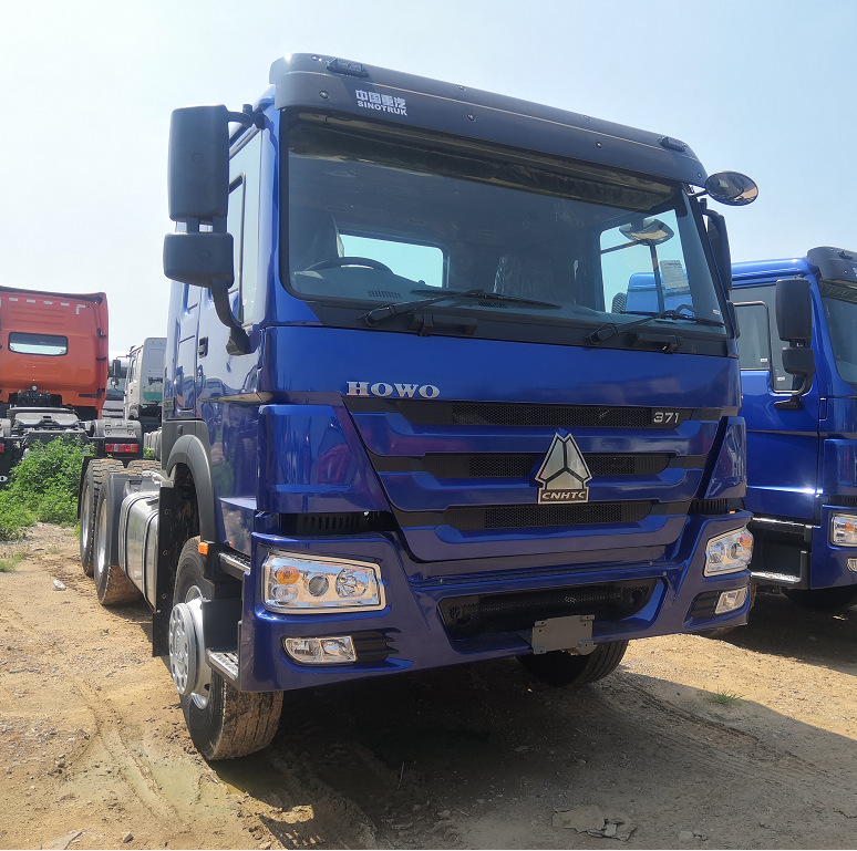 371马力中国重汽豪沃6x4牵引车新车出口电话18953179828-阿里巴巴