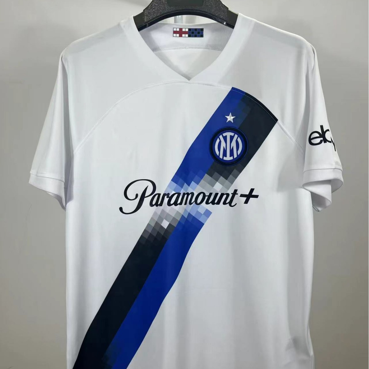 23-24国米球衣10号劳塔罗90号卢卡库足球服国际米兰短袖成人上衣