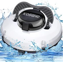泳池机器人清洁机智能防水双电机强力泳池吸污机亚马逊源头厂无线