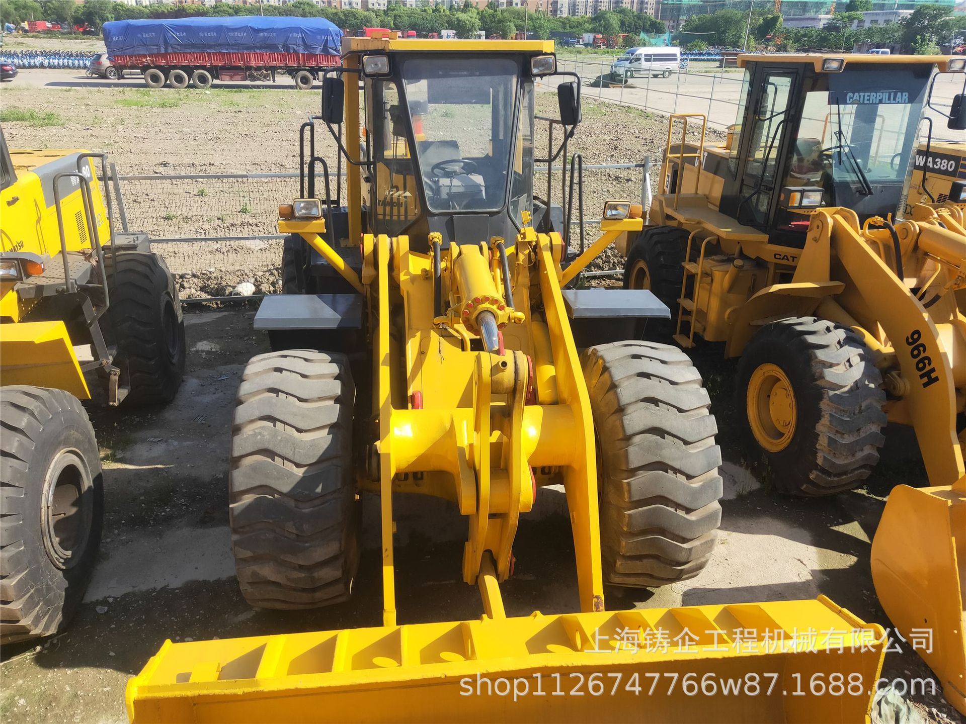 小松wa470轮式装载机九成新7吨铲车 wa420 wa350