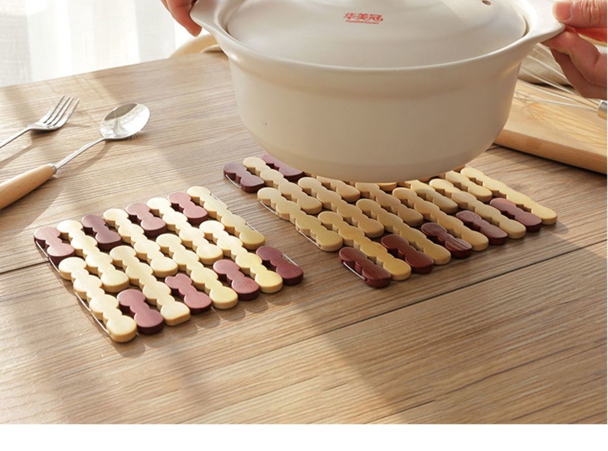 竹质隔热垫餐垫餐桌垫盘子垫子家用防烫垫锅垫砂锅垫碗垫杯垫菜垫