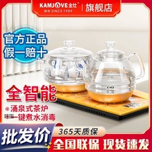 H9 涌泉式自动上水电热水壶 玻璃烧水壶茶台嵌入式茶具电水壶
