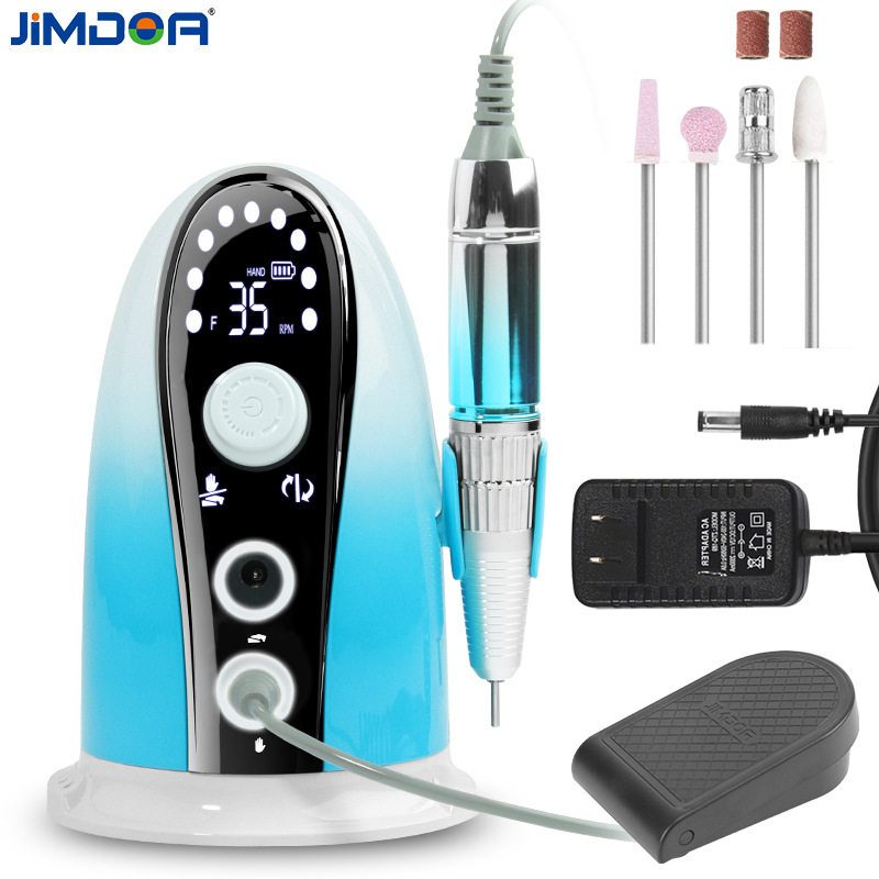 cross-border new arrival electric nail polishing machine 35000 portable manicure and nail remover nail file nail grinder