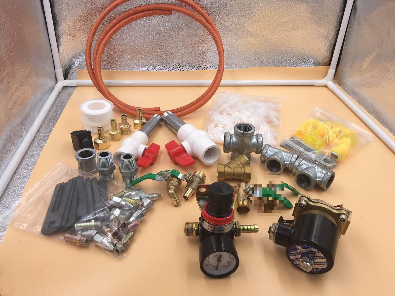 工程车货车淋水器全套配件电动手动气压货车滴水刹车全套配件