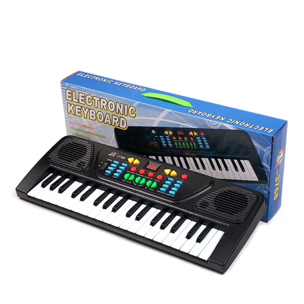 Junxia 37 Key Children's Electronic Keyboard Children's Musical Instrument Toy Gift Wholesale Children's Educational Simulation Piano