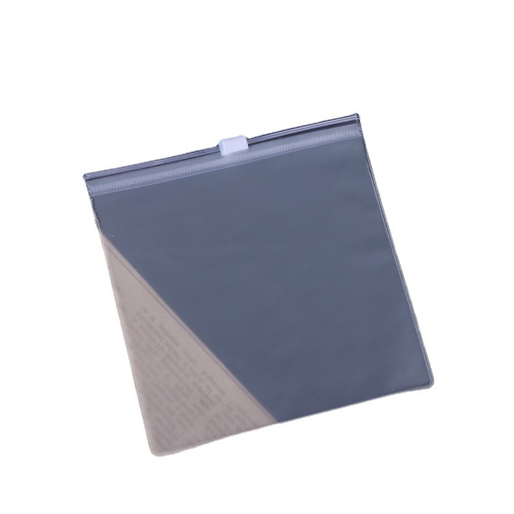 Factory Supply File File Bag Transparent Pvc Ziplock Bag Wholesale Cosmetic Accessories Storage Zipper Bag